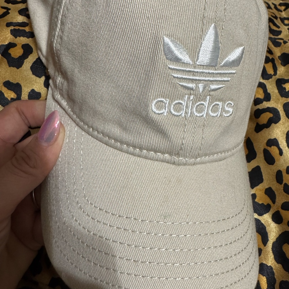 Adidas Tan Cap with White Logo